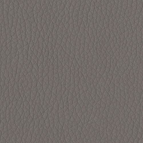 Lounge Chair in Grey Faux Leather with Chrome Base, LRL-R103