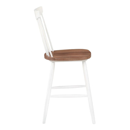 Eagle Ridge Counter Stool with Toffee Finished seat and Cream Base, EAG26-CMDT
