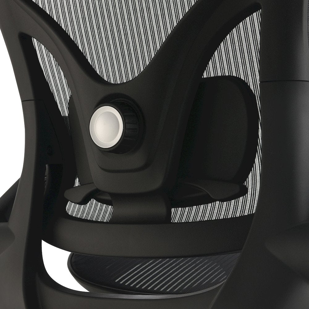 Black Matrix Seat and Back Manager’s Chair, PU-Padded Adjustable 4D Flip Arms