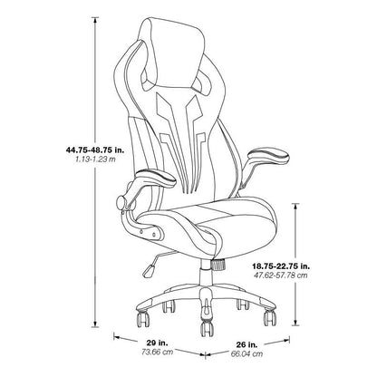 Ice Knight Gaming Chair in Blue, ICE25