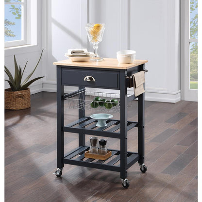 Hampton Kitchen Cart Blue