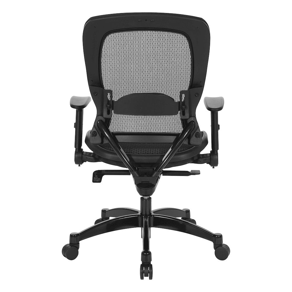 Manager's Black Breathable Mesh