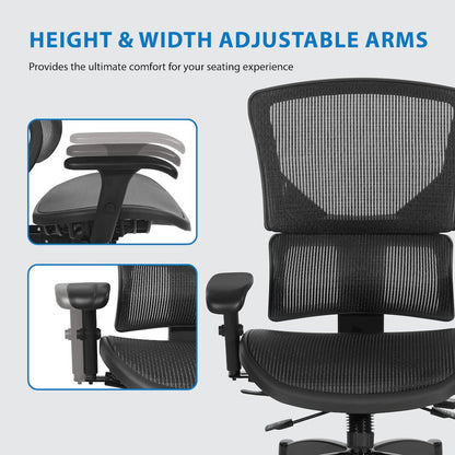 Big & Tall Vertical Matrix Seat and Back Manager's Chair
