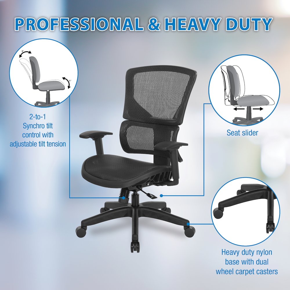 Vertical Matrix Seat & Back Manager's Chair