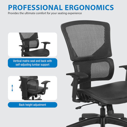 Vertical Matrix Seat & Back Manager's Chair