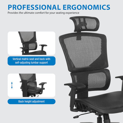Vertical Matrix Seat & Back Manager's Chair