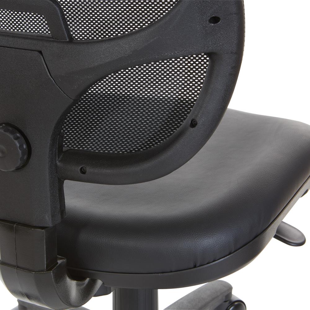 Mesh Screen Back Task Chair with Vinyl Seat