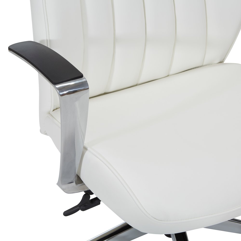High-Back Ion Technology in Dillon snow Chair with Fixed Padded Aluminum Arms