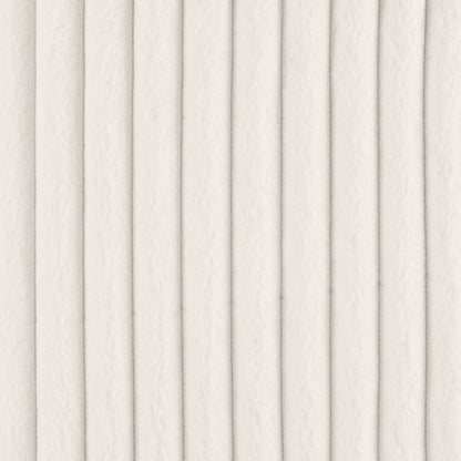 Venus Club Chair in White Cord Fabric and Dark Espresso Finish Legs