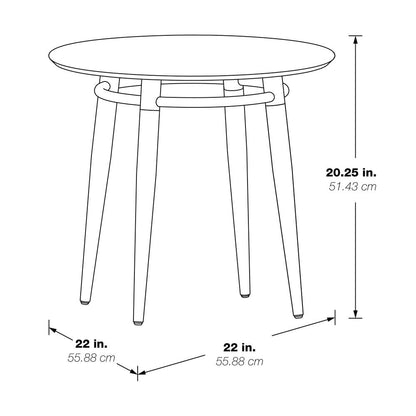 Brooklyn Round Top End Table