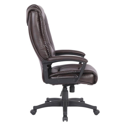High Back Bonded Lthr Chair, Espresso