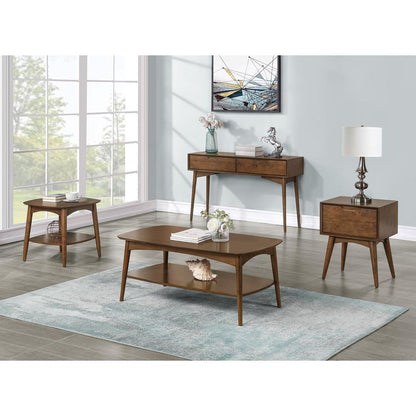Copenhagen Accent Table with Drawer, Walnut