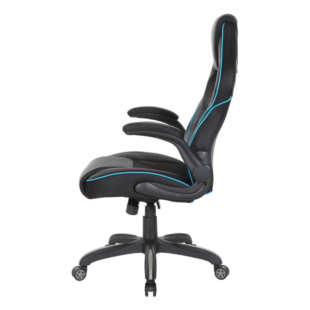Xeno Gaming Chair in Blue Faux Leather, XEN25-BL