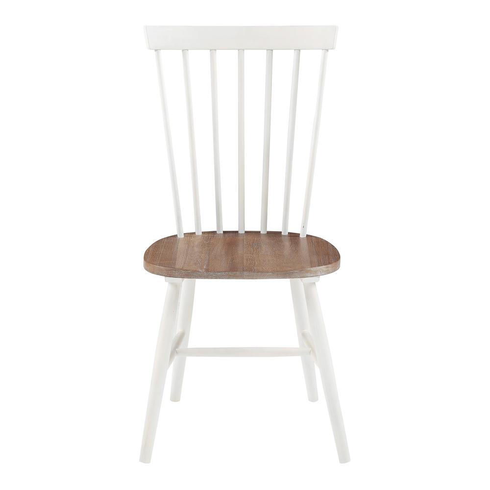 Eagle Ridge Dining Chair with Toffee Finished seat and Cream Base 2 Pack, EAG1787-CMDT