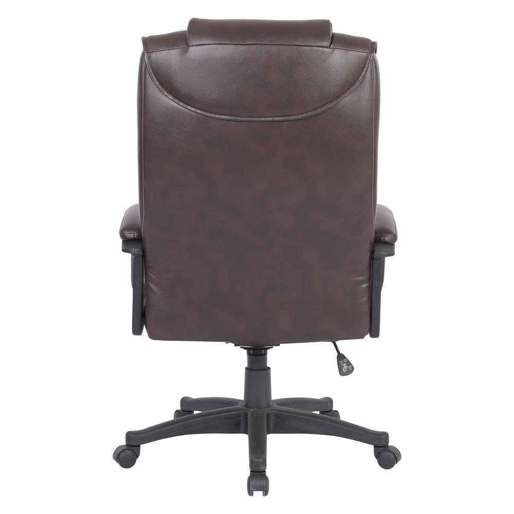 High Back Bonded Lthr Chair, Espresso