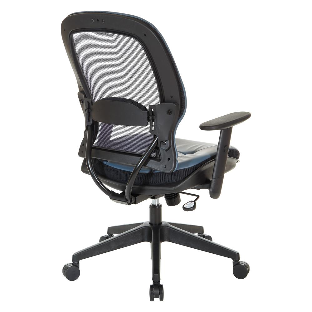 Dark Air Grid® Back Managers Chair, Black/Blue