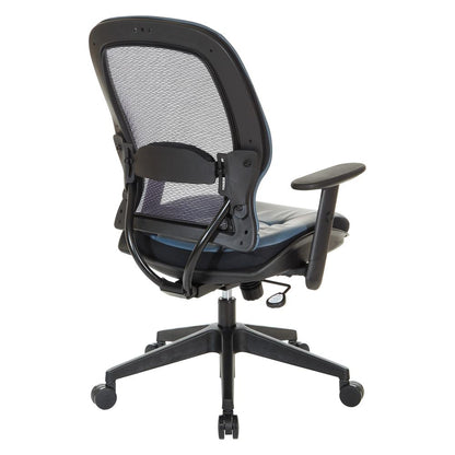 Dark Air Grid® Back Managers Chair, Black/Blue