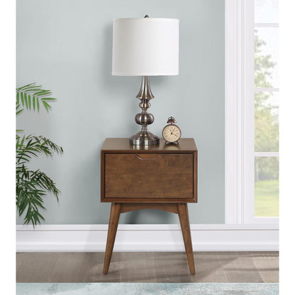 Copenhagen Accent Table with Drawer, Walnut
