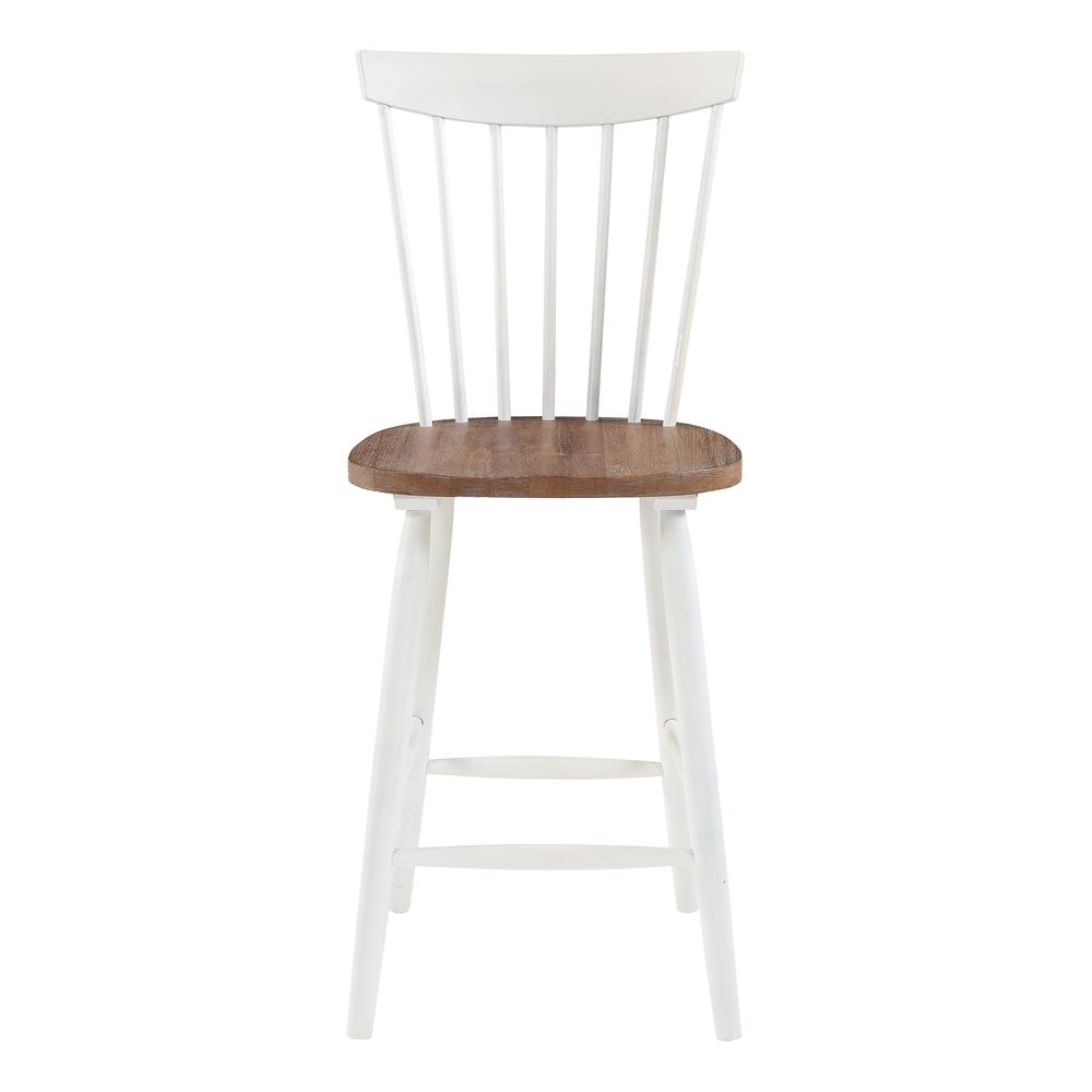 Eagle Ridge Counter Stool with Toffee Finished seat and Cream Base, EAG26-CMDT