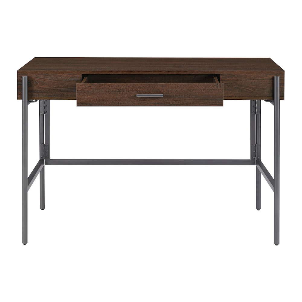 Sedona 46" Writing Desk with Drawer in Elegant Walnut Finish