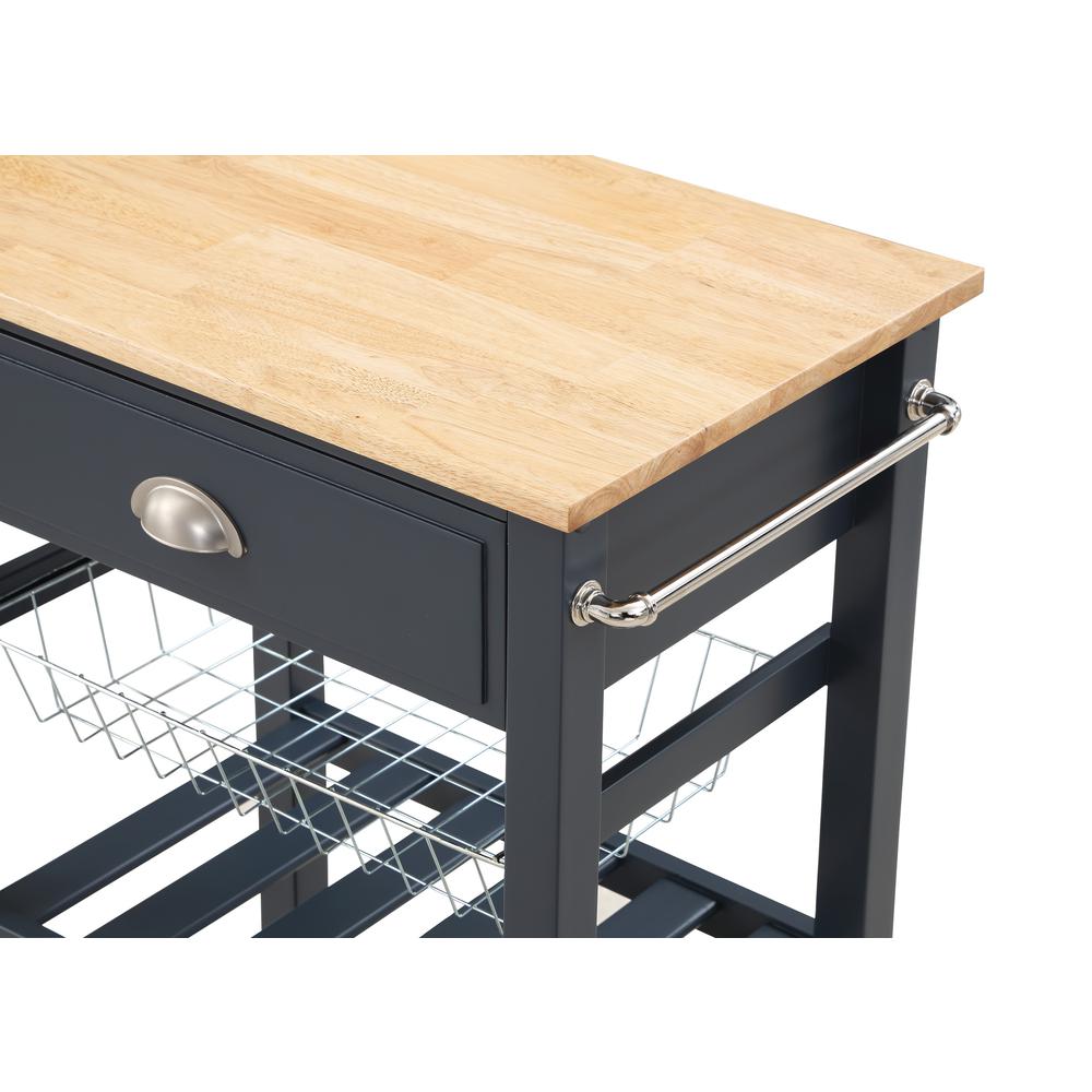 Hampton Kitchen Cart Blue
