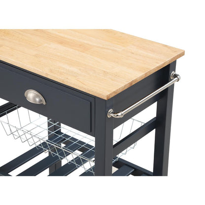 Hampton Kitchen Cart Blue