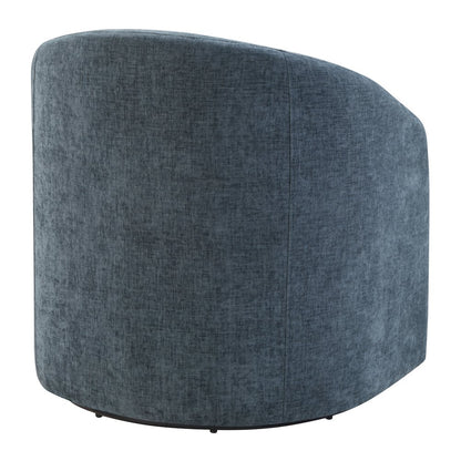 Bella Swivel Chair in Blue Denim
