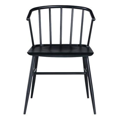 Lincoln All Metal Chair in Black Finish