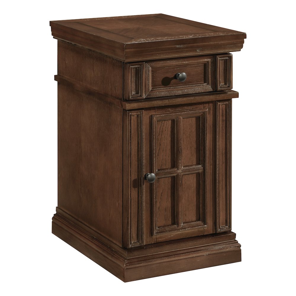 Chair Side Table with Power
