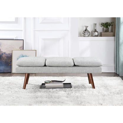 Amanda 54" Mid-Century Bench