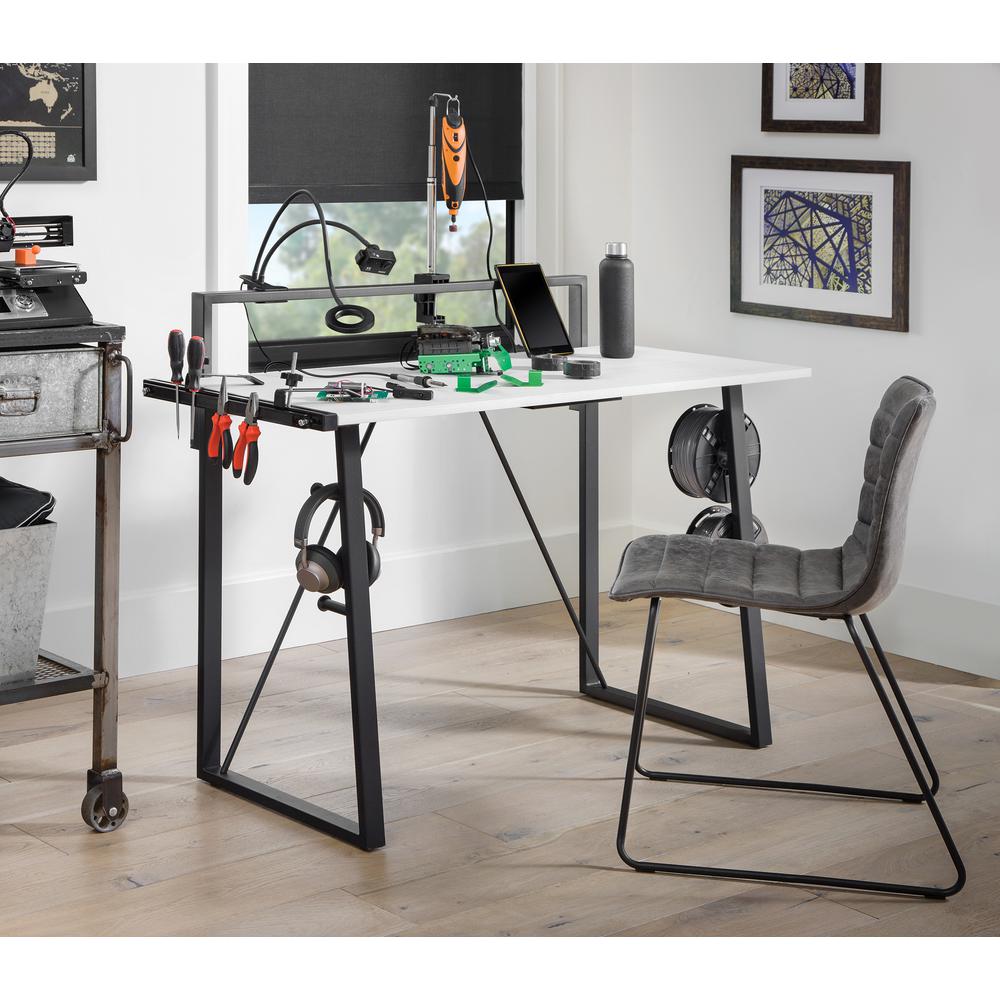 Tinker Desk in Light Grey Finish, TIN25-LTG