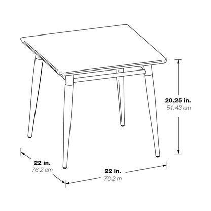 Brooklyn Square Top End Table