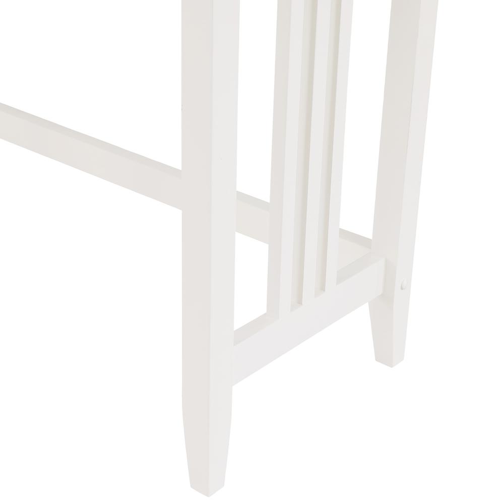 Sierra 36" Foyer Table, White Finish