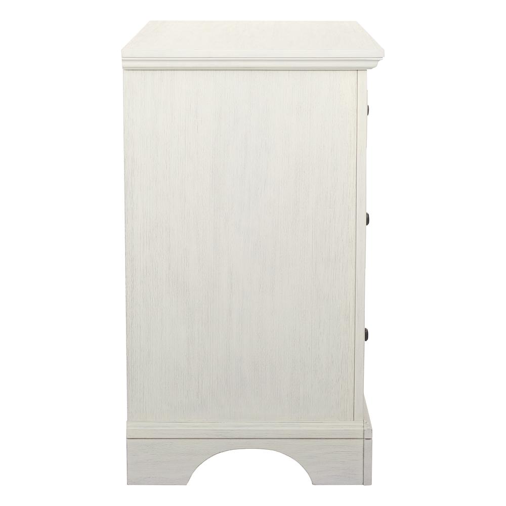 Farmhouse Basics 3 Drawer Chest, Rustic White