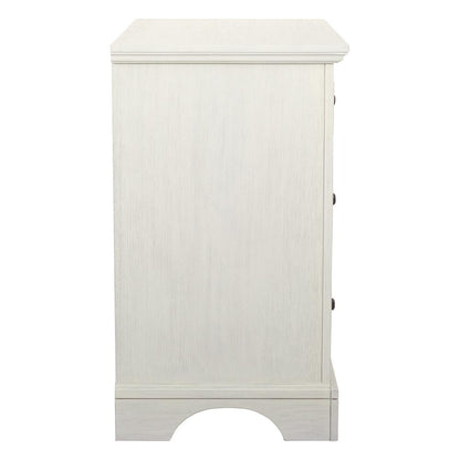 Farmhouse Basics 3 Drawer Chest, Rustic White