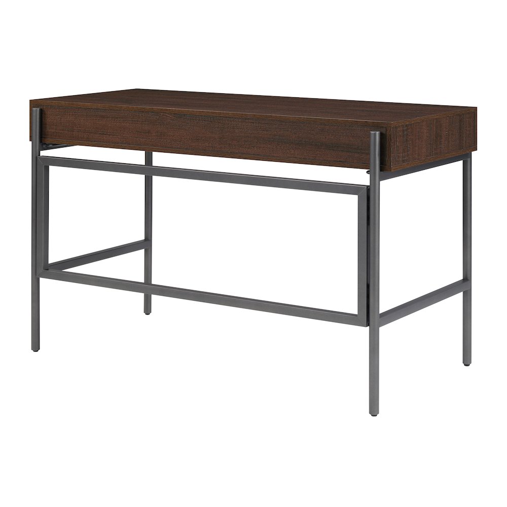 Sedona 46" Writing Desk with Drawer in Elegant Walnut Finish