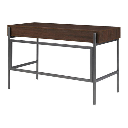 Sedona 46" Writing Desk with Drawer in Elegant Walnut Finish