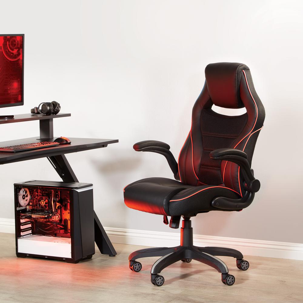Xeno Gaming Chair in Red Faux Leather, XEN25-RD