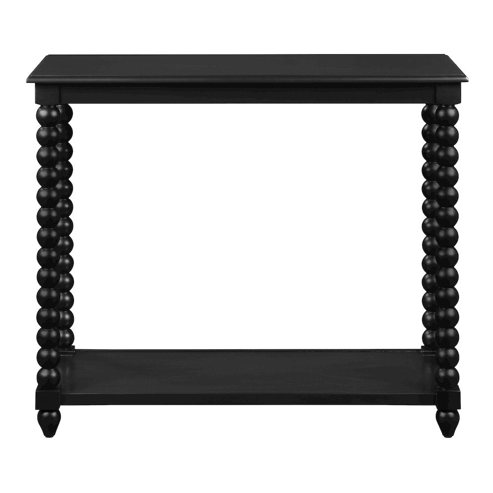 Elise Foyer Table in Black Finish