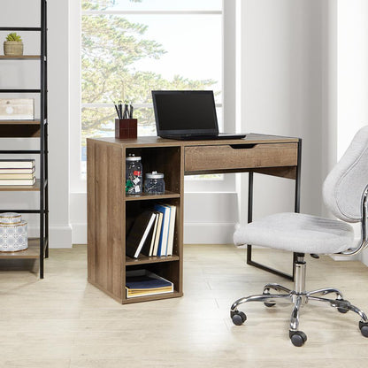 Ravel 40"W Desk in Grey Oak Finish, RV938-GK