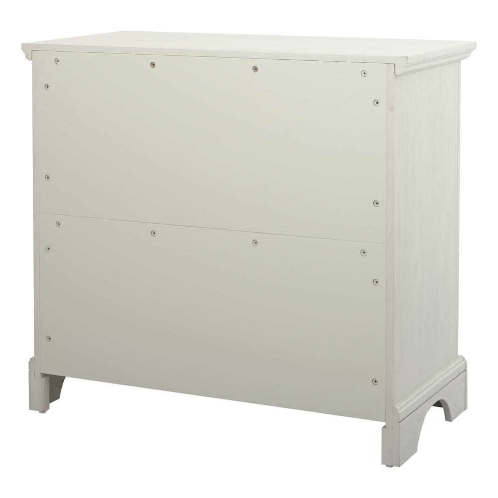 Farmhouse Basics 3 Drawer Chest, Rustic White