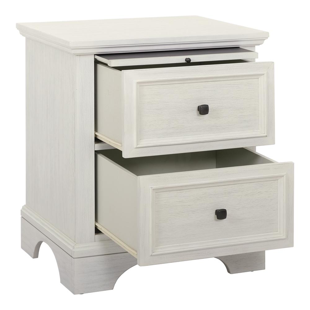 Farmhouse Basics Nightstand, Rustic White