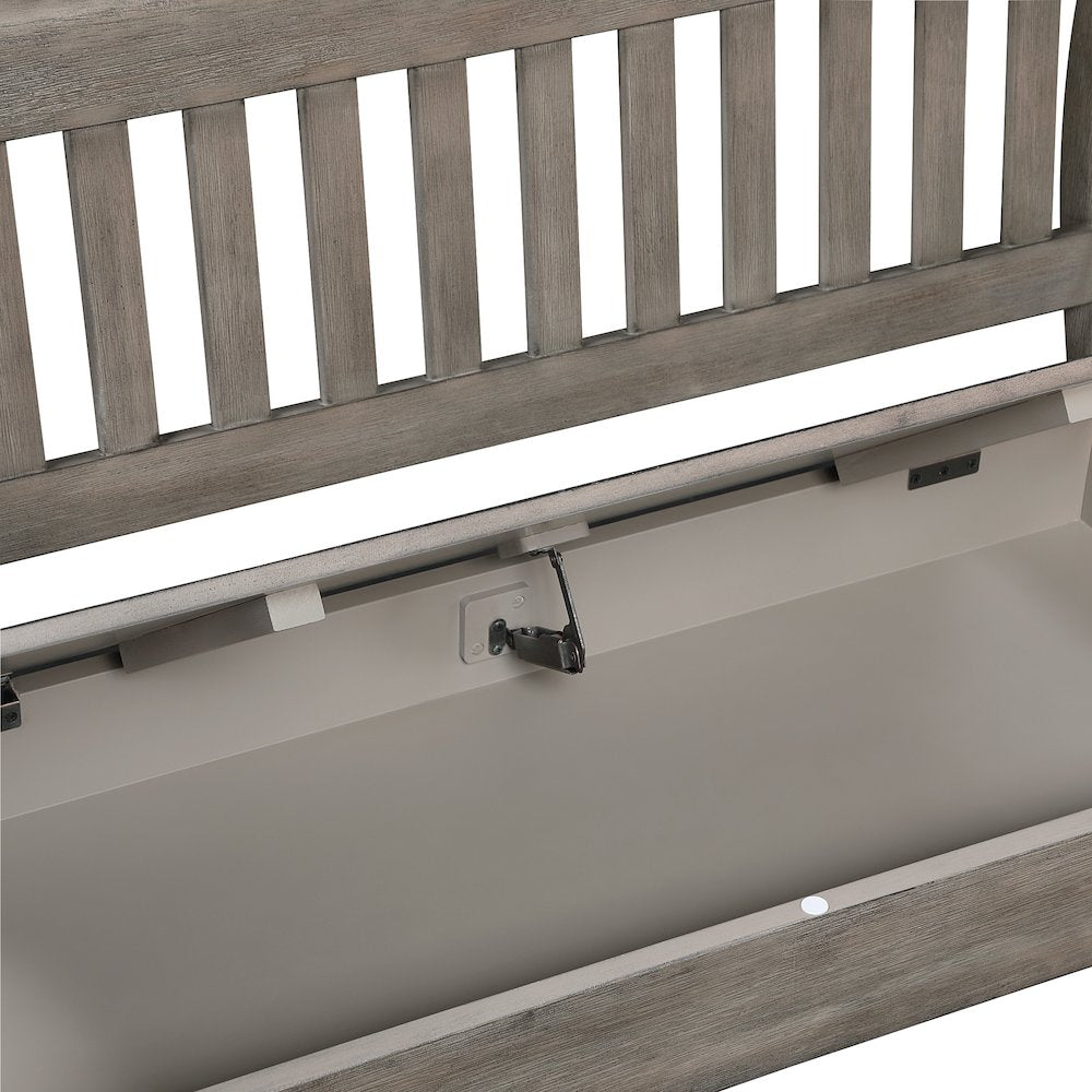 Wakefield Entryway Storage Bench Goldstone Finish