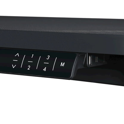 Kilo L-Shape Electric Lift Gaming Desk in Grey Carbon Fiber Finish