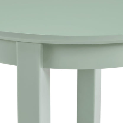 Golden Side Table in Sage Green Wood Finish