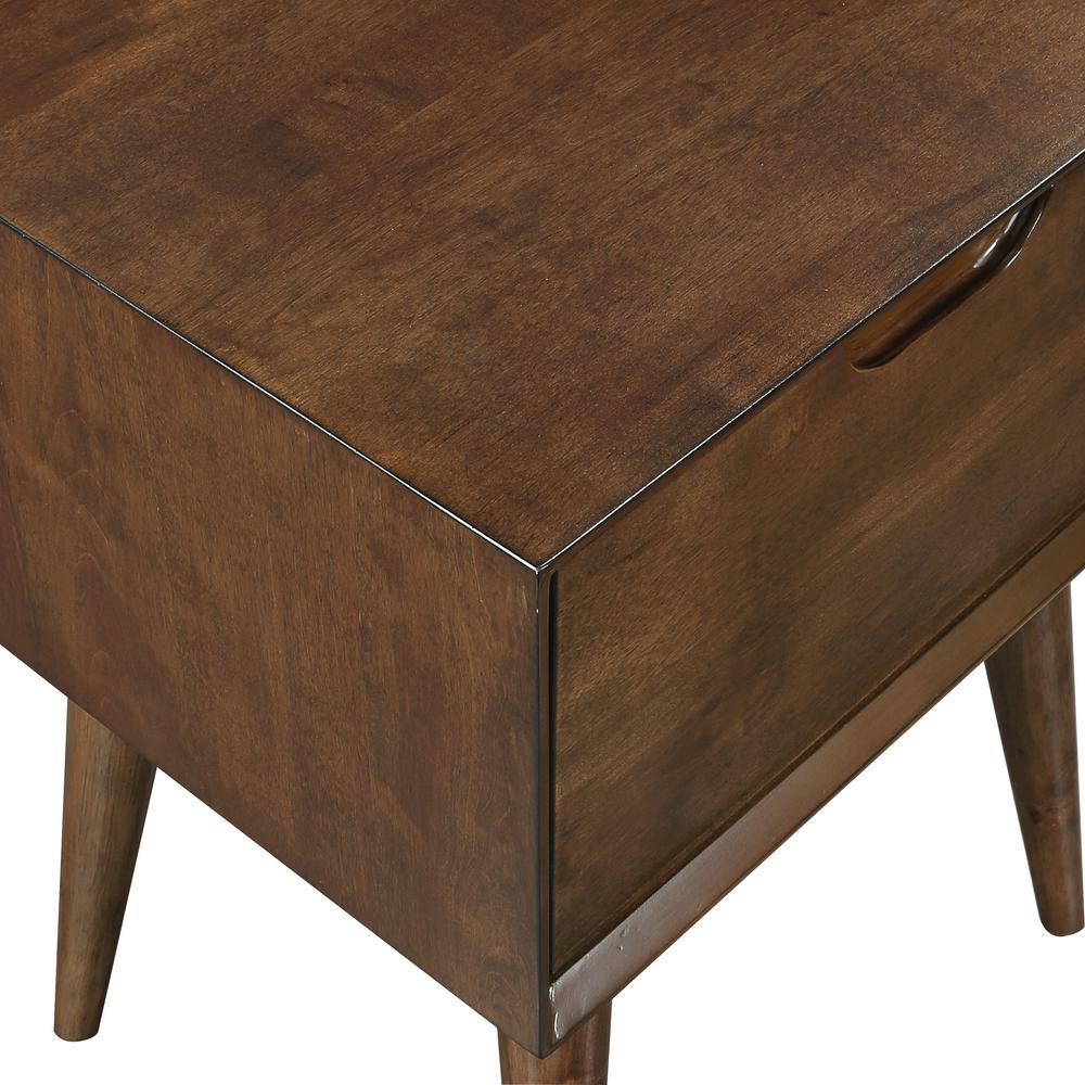 Copenhagen Accent Table with Drawer, Walnut