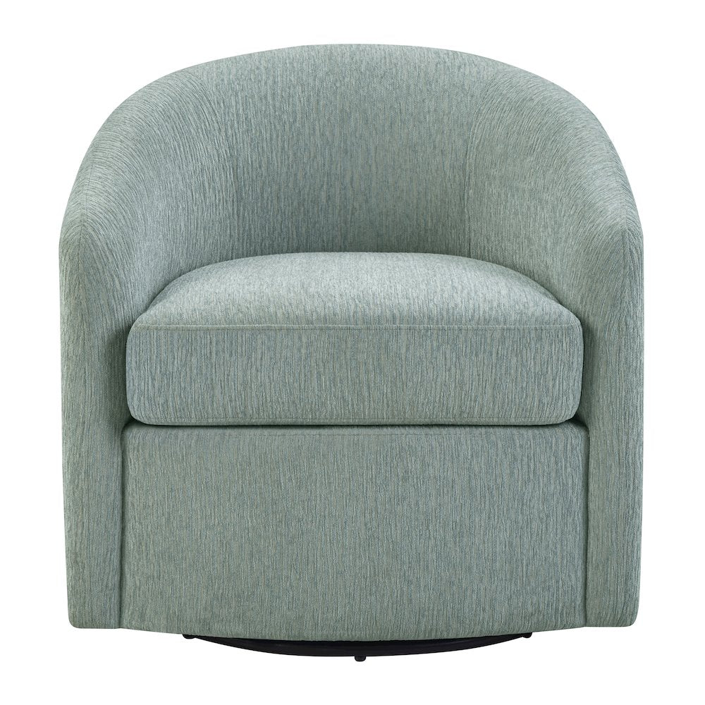 Bella Swivel Chair in Mist Fabric
