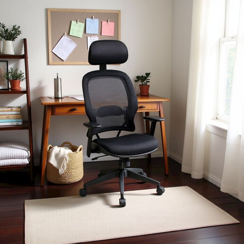 Ergonomic Mesh Office Chair – High-Back Computer Chair With Headrest