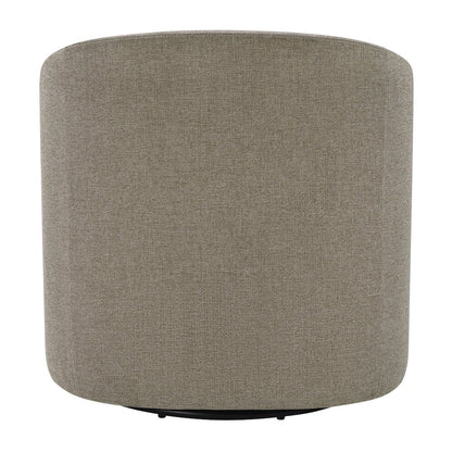 Parker Swivel Tub Chair in Taupe Fabric