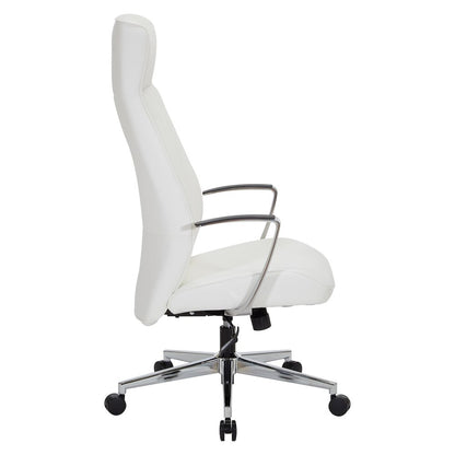 High-Back Ion Technology in Dillon snow Chair with Fixed Padded Aluminum Arms